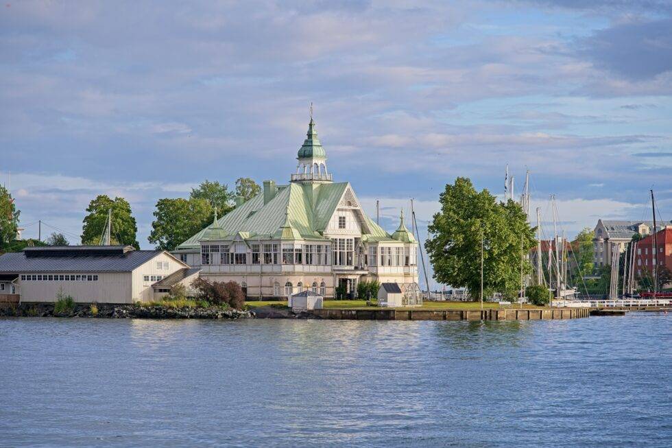 Finnland Helsinki Hafen Insel Valkosaari