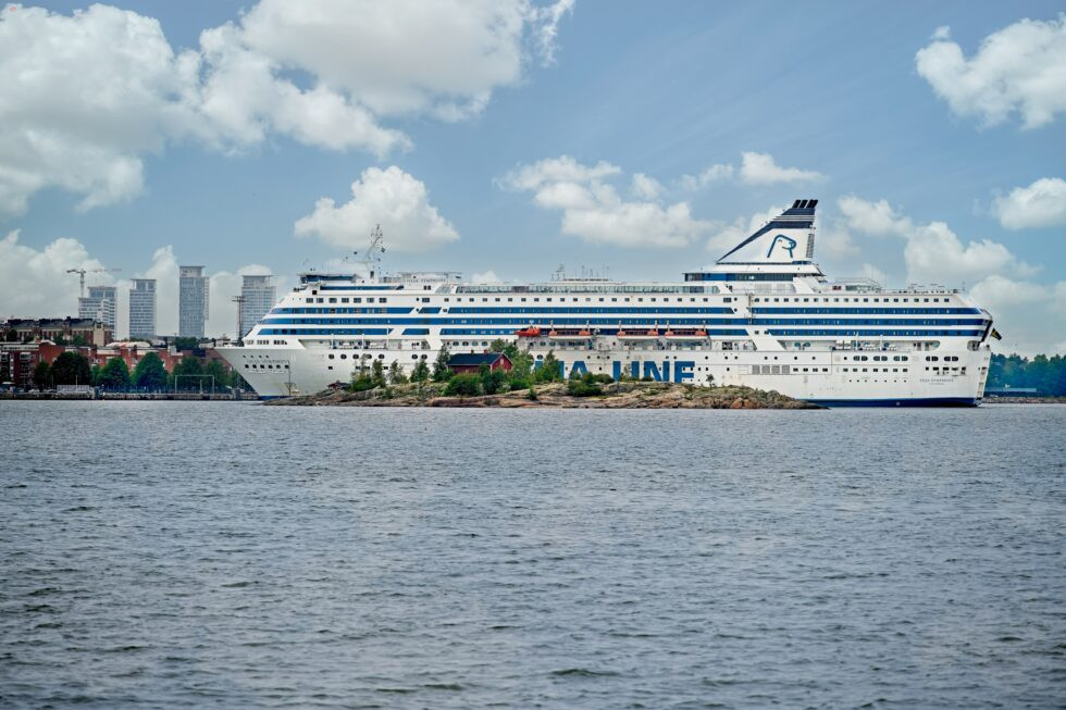 Finnland Helsinki Hafen Schiff Fähre Silja Symphony