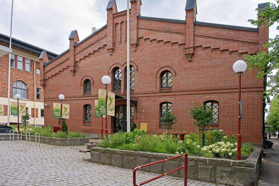 Finnland Helsinki Katajanokka Lagerhaus Backstein