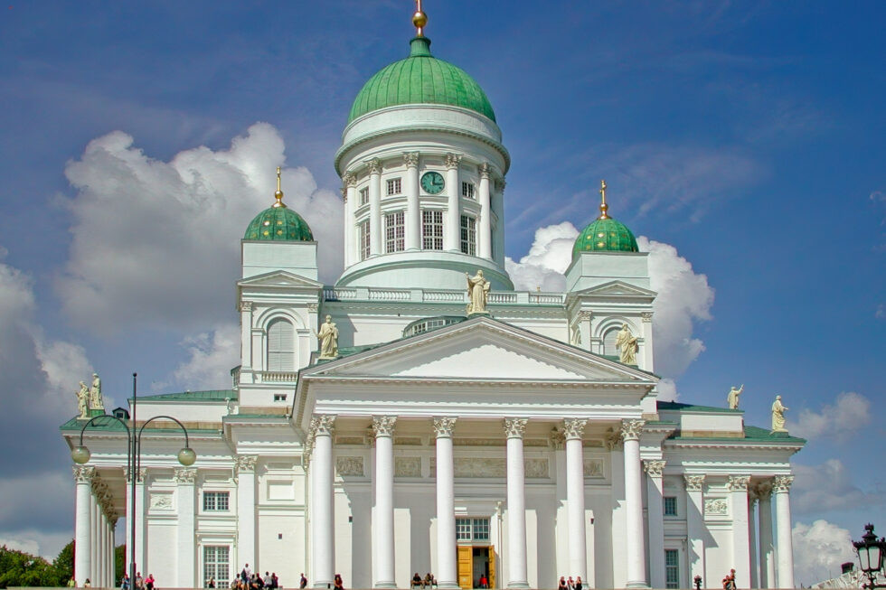 Finnland Helsinki Kirche Dom