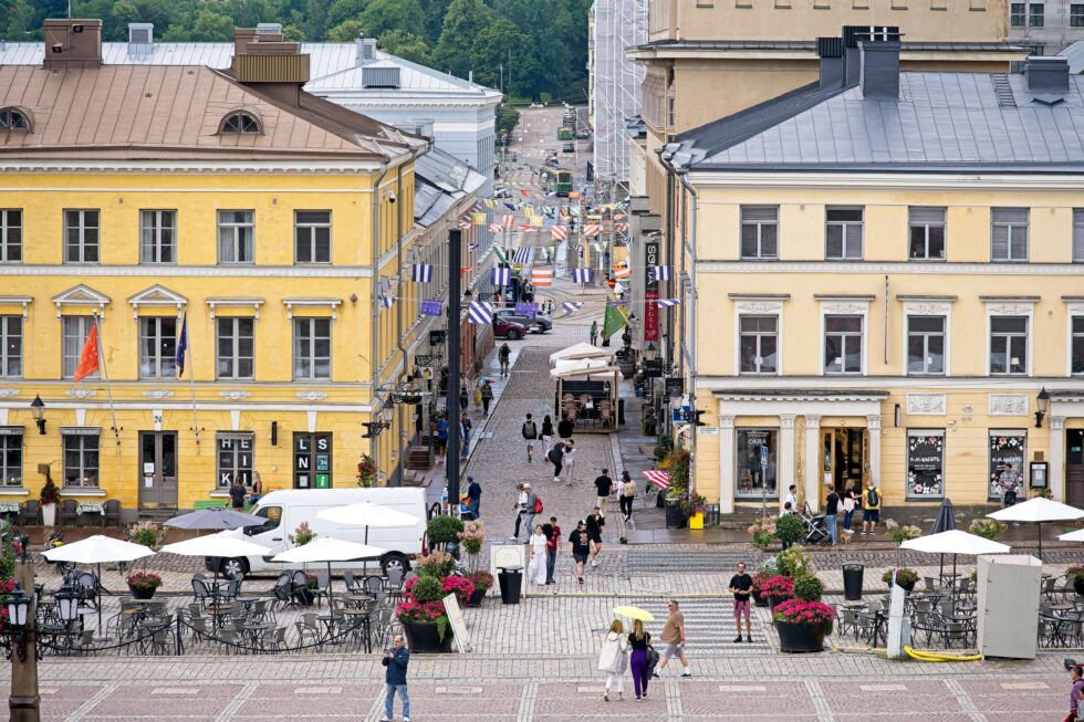 Finnland Helsinki Senatsplatz