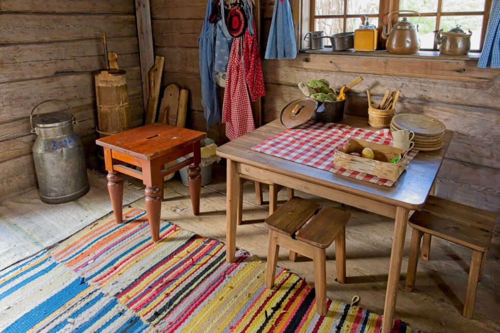 Finnland Helsinki Freilichtmuseum Seurasaari Bauernhof Kurssi Kuortane Kinderzimmer