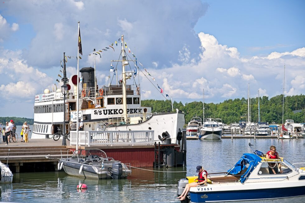 Finnland Naantali Hafen Schiff Dampfschiff S_S Ukkopekka