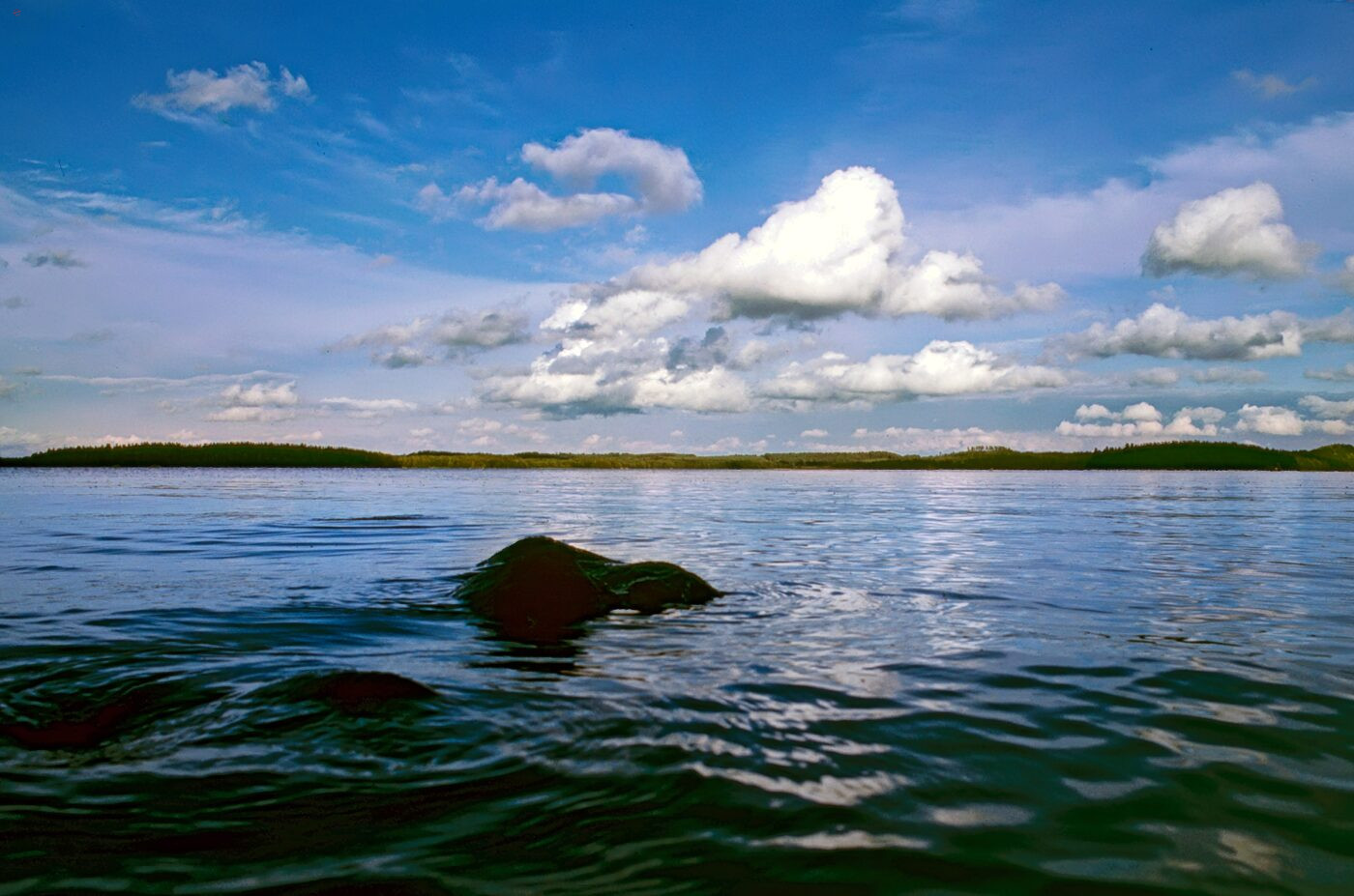 Finnland Tampere Zeltplatz Landschaft Wolken