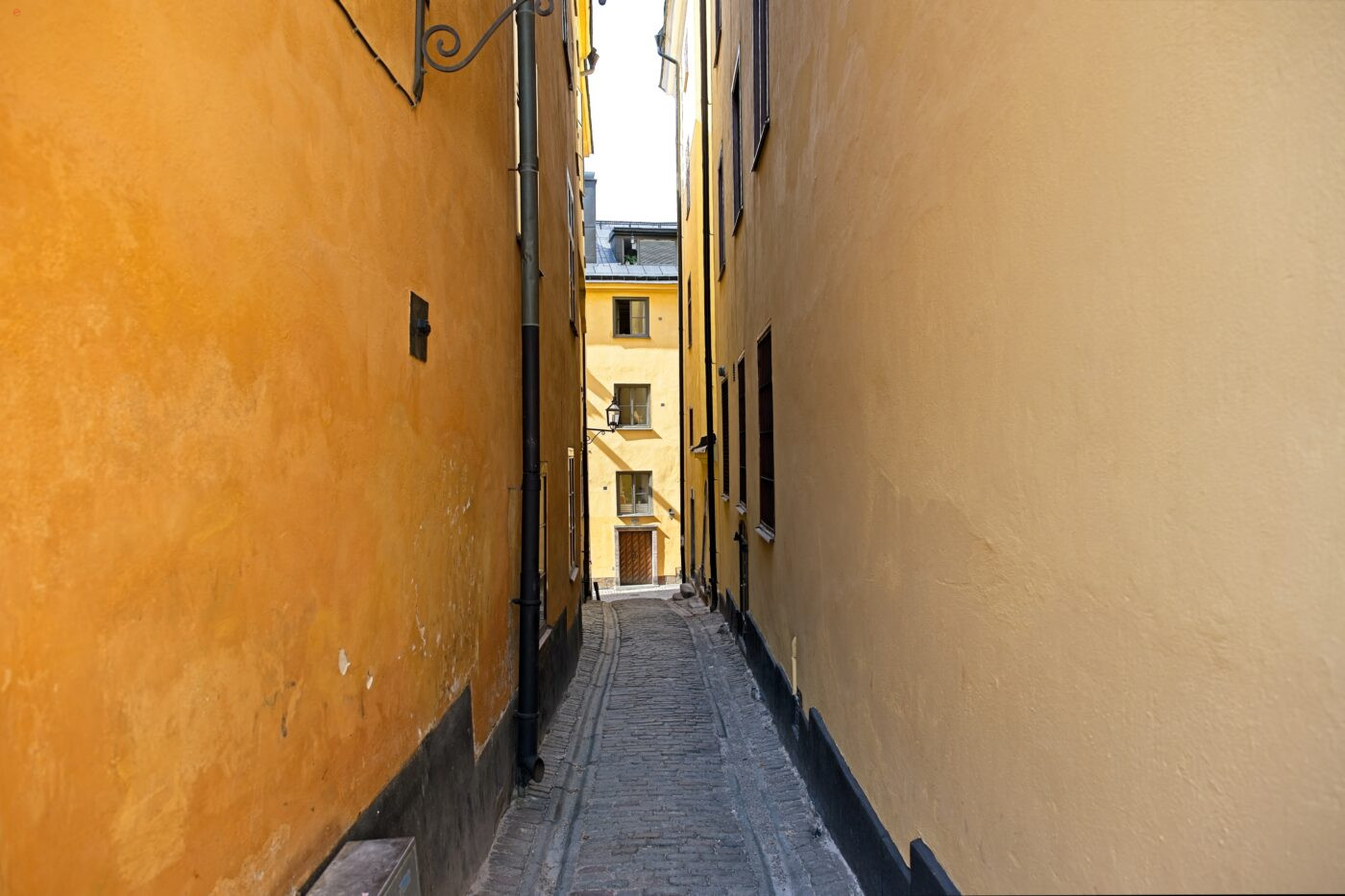 Schweden Stockholm Altstadt enge Gasse