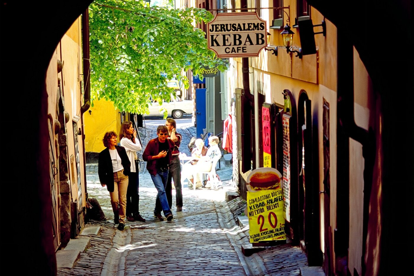 Schweden Stockholm Altstadt Gasse