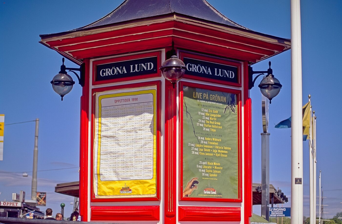 Schweden Stockholm Hafen Alter Gröna Lund