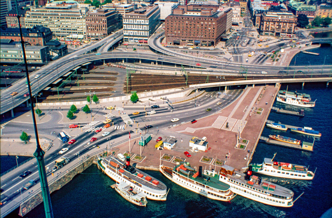 Schweden Stockholm Rathaus Turm Aussicht Slussen