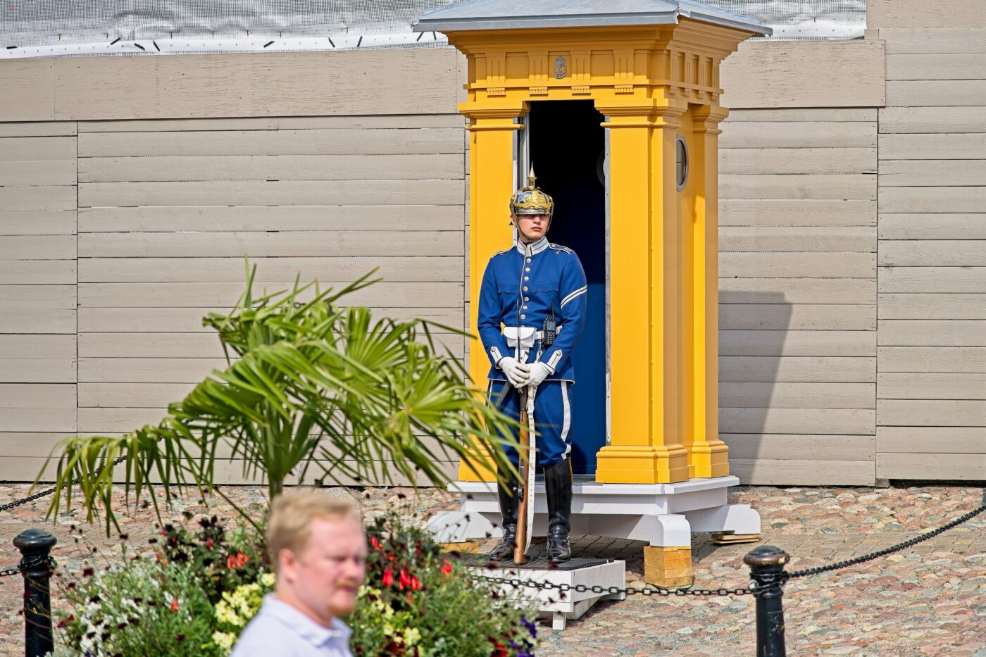 Schweden Stockholm Stadsholmen Stockholmer Schloss Wache