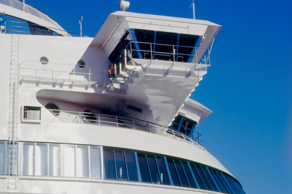 Finnland Helsinki Hafen Schiff Fähre Silja Europa Brücke