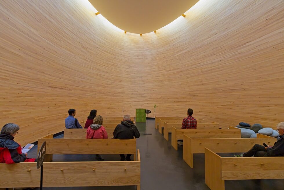 Finnland Helsinki Kirche Kamppi-Kapelle Raum der Stille