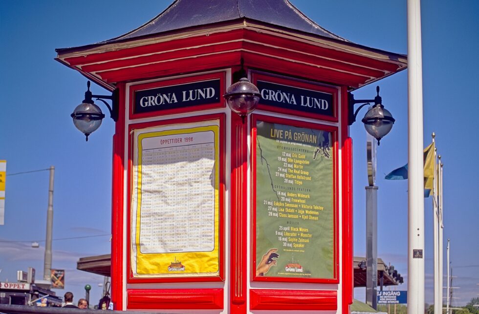 Schweden Stockholm Hafen Alter Gröna Lund