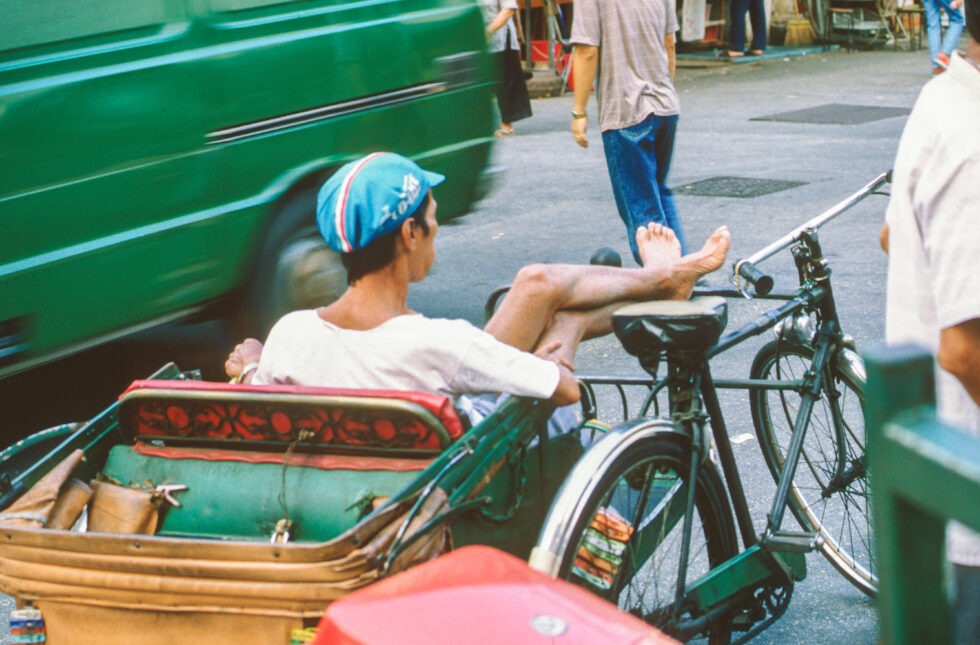 Singapore Chinatown Orchard Road Fahrrad Rischka