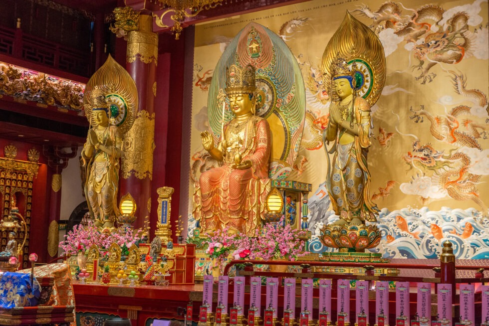 Singapur Chinatown Kirche Tempel Buddha Zahn Reliquie